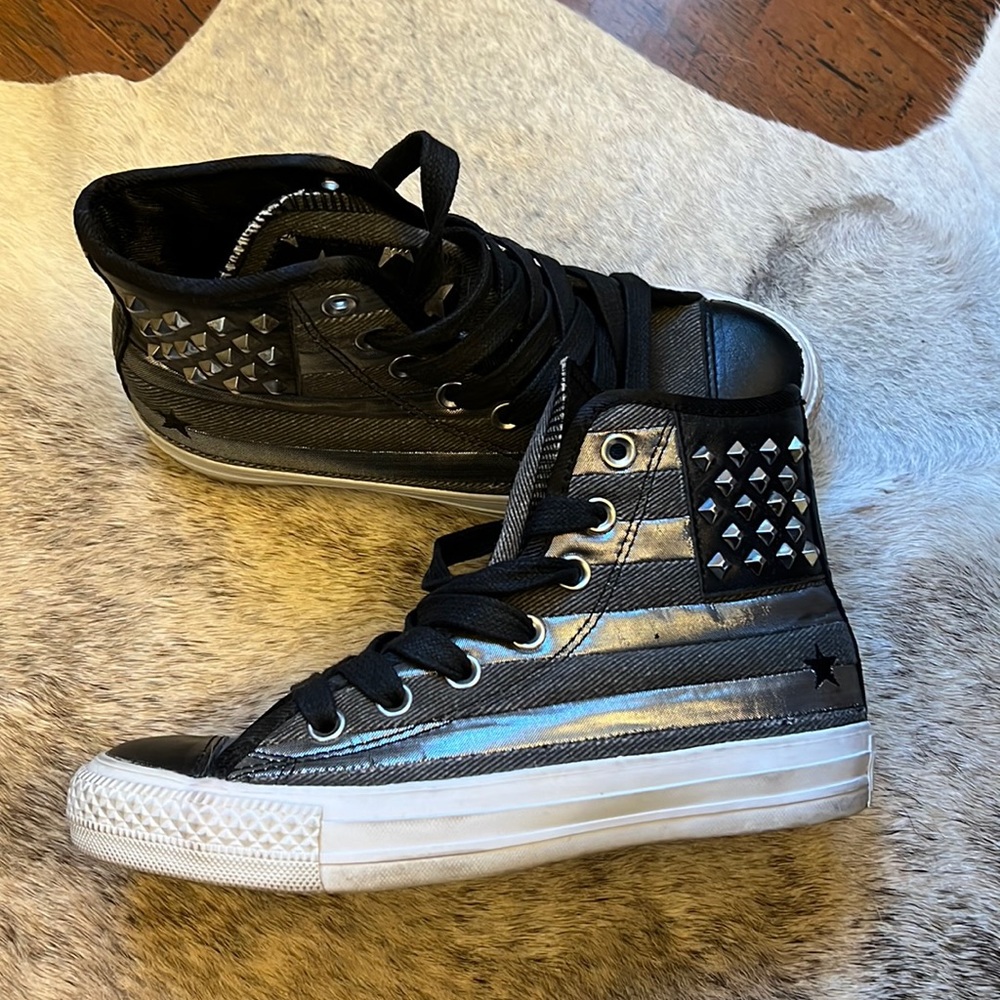 Chuck Taylor CONVERSE High tops American flag studs